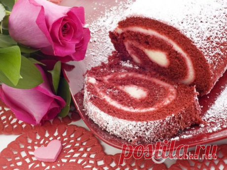 Десерт на 14 февраля: готовим ягодный рулет - tochka.net