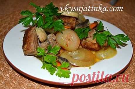 Свинина с овощами в духовке - рецепт с фото