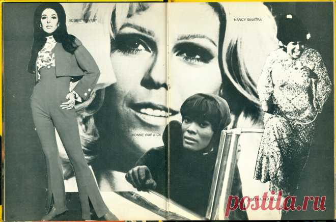 p.14:
Bobbie GENTRY, Doinne WARWICK, Nancy SINATRA, Aretha FRANKLIN