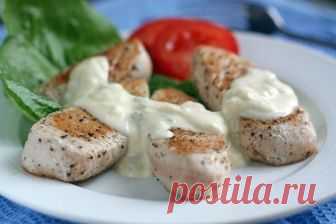 Как в ресторане! Филе индейки с сырным соусом | Вкусные рецепты