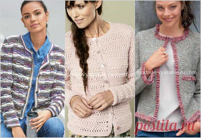 Модные жакеты крючком - Crochet.Modnoe Vyazanie ru.rom