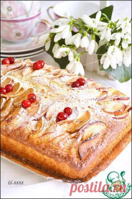 Пирог с яблоками - кулинарный рецепт