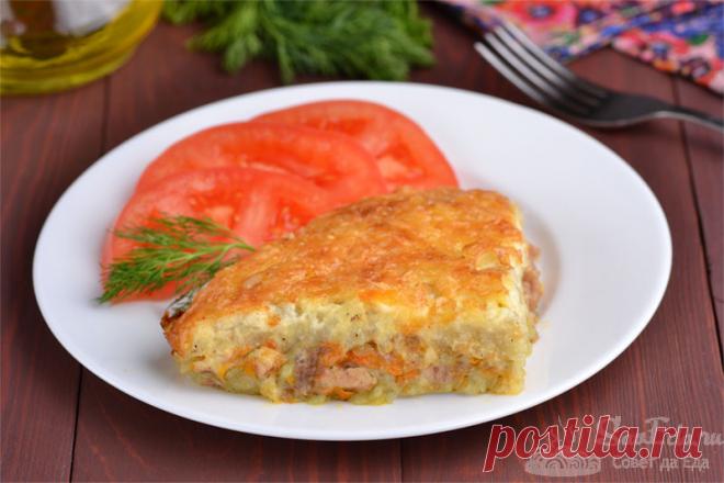 Картофельная запеканка со свининой.

Готовим вкуснейшую запеканку из свинины, сырого картофеля, репчатого лука, моркови, майонеза и твердого сыра. Мясо предварительно обжариваем, чтобы все слои приготовились одновременно. Запеканка получается очень красивой, сочной и ароматной.