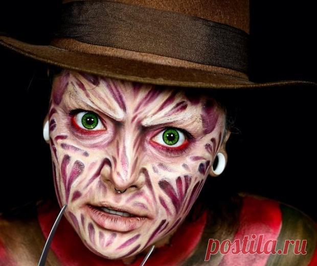 Красиво и жутко: макияж на Хэллоуин навеянный фильмами ужасов