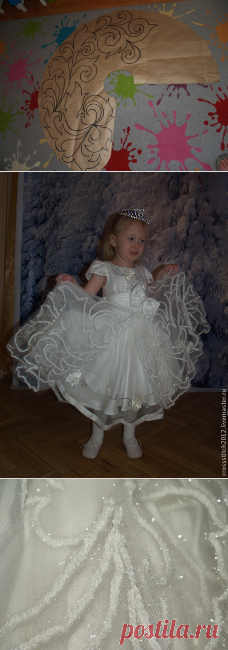 Украшаем новогодний наряд для снежинки - Ярмарка Мастеров - ручная работа, handmade