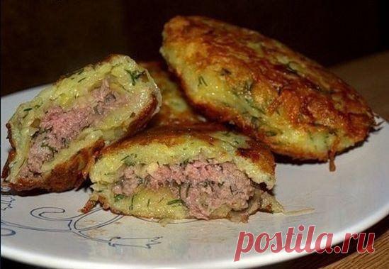 Драники картофельные с мясом