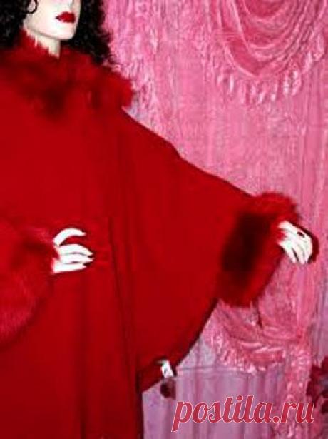 Одежда для полных. Пончо. .