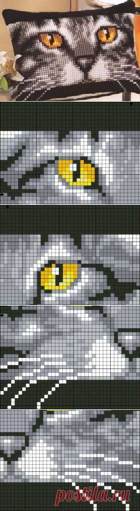 Кошкины глазки / Вышивка / Схемы вышивки крестом