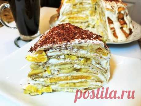 Блины. Блинный Торт НЕЗЕМНОЙ ВКУСНОТЫ.  Pancake Cake.