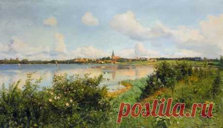 Пейзажи датского мастера PEDER MORK MONSTED.