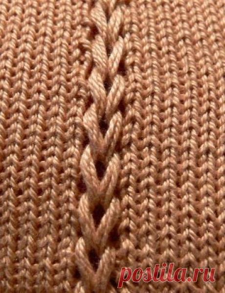 Вязание-разное-схемы и программы &gt;Косичка