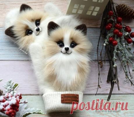 Милые варежки с лисичками 🦊