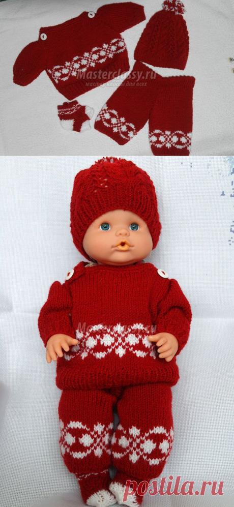 Вязание. Одежда для куклы baby born. Пошаговый мастер-класс