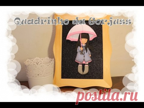 DIY - COMO FAZER UM LINDO QUADRINHO DA GORJUSS "Puddles of Love"