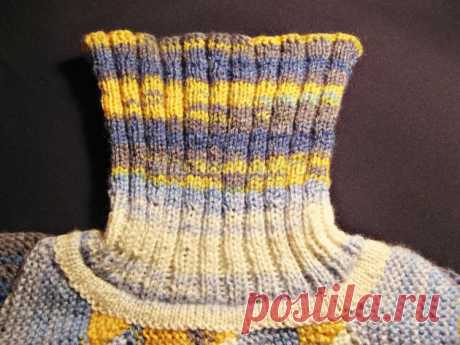 Вязание красивой горловины спицами. Мастер-класс с пошаговыми фото