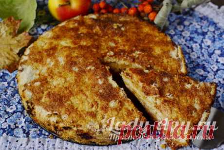 Насыпной яблочный пирог «Три стакана» - простой и вкусный | Простые рецепты с фото
