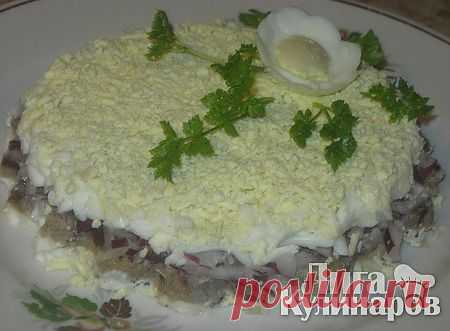 Салат со шпротами и мятой — рецепт пошаговый от Лиги Кулинаров