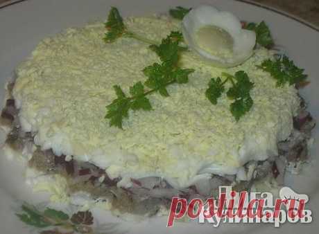 Салат со шпротами и мятой — рецепт пошаговый от Лиги Кулинаров