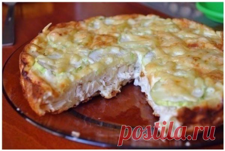 Лёгкий куриный пирог