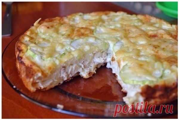 Лёгкий куриный пирог