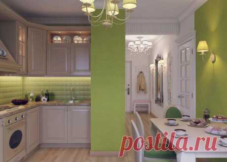 Интерьер квартиры 39 кв.м. для молодой девушки | ШПИЛЬКИ