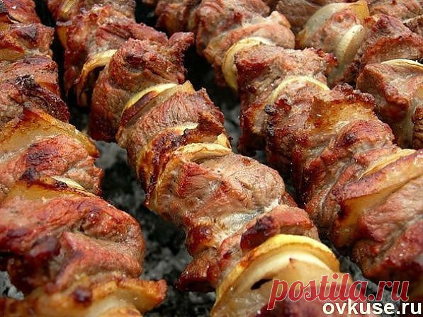 Фантастически мягкое мясо на шашлыки за полчаса! - Простые рецепты Овкусе.ру