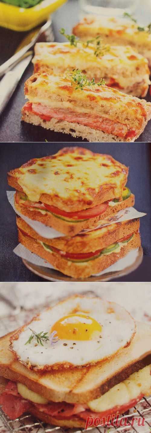 Много горячих бутербродов