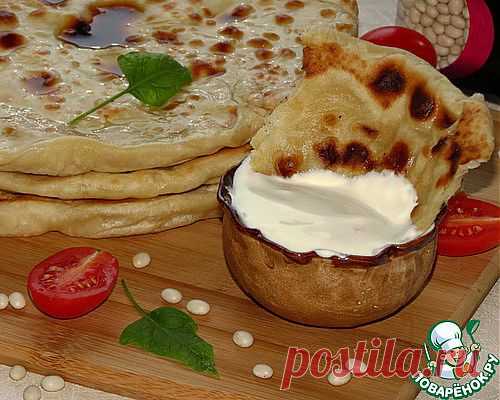 Лепешки с белой фасолью Бланш.