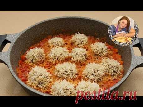 Нежнейшие Тефтельки очень похожие на Ёжики в Вкуснейшем Соусе.