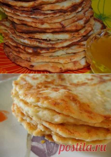 Финские творожно яблочные лепешки