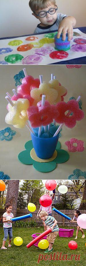 What Can You Make with Pool Noodles? - The Crafty Blog Stalker