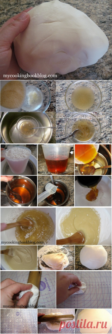 Захарен Фондан (Wilton Rolled Fondant) – My Cooking Book Blog