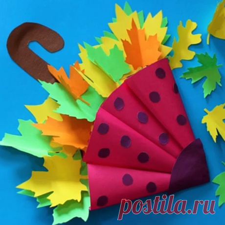 Осенние детские поделки из цветной бумаги | Креаликум