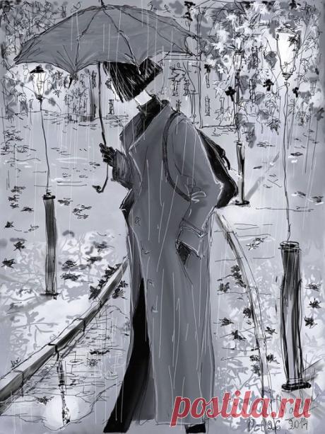 Художник, что рисует дождь: Очарование осени на картинах эмигрантки-петербурженки