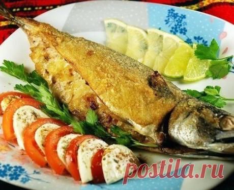Скумбрия запеченная в духовке