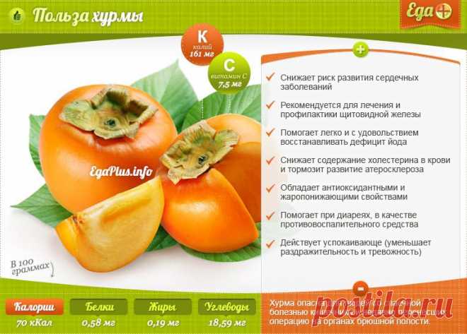 Польза хурмы