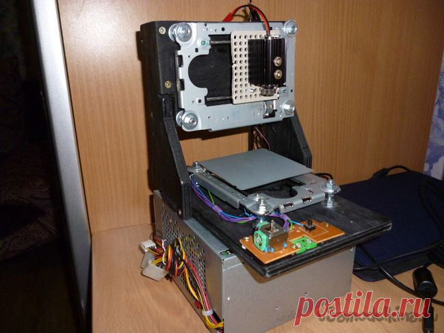 Лазерный гравер из старых DVD-Rom.   >>>>>>>