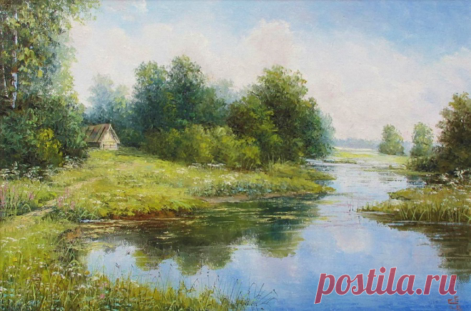 Небольшая подборка работ на тему русской деревни в работах художников | ПАНТОГРАФ | Дзен