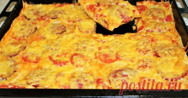 Домашняя пицца по необычному рецепту. Просто и вкусно! - 100 меню на каждый день