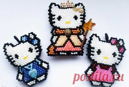 Схемы плетения фигурок Hello Kitty