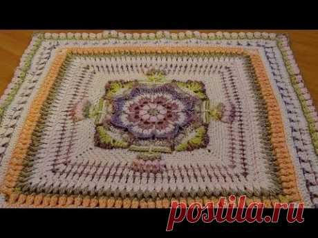 Gehaakte Deken - Flowers And Fields -Deel 3 - Nederlands