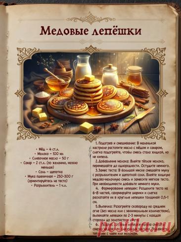 Медовые лепешки