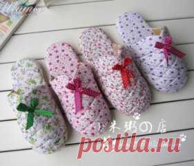 Шьем тапочки. Выкройка.