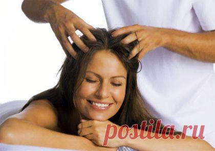 Массаж головы