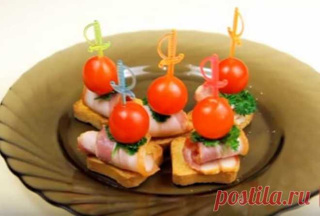 Семь видов канапе. Ну очень вкусных!
