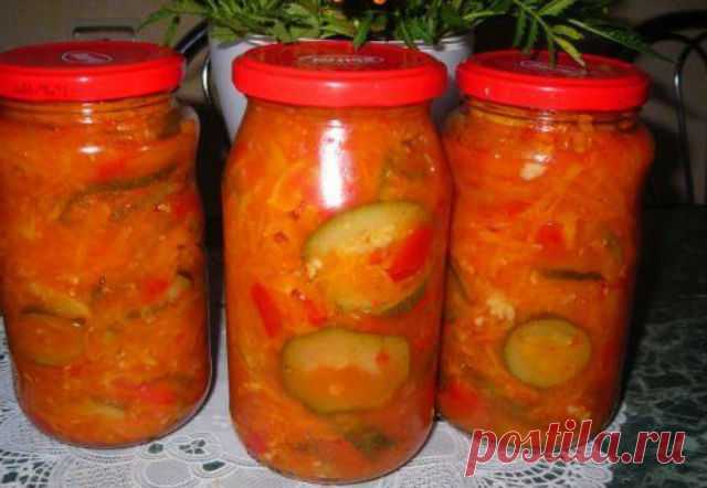 Остренький тещин язык из огурцов — супер закуска!