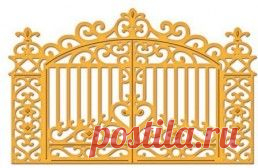 Ножи для вырубки Spellbinders D-Lites Die Gilded Gate Two - SPEL-S3-202