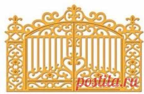 Ножи для вырубки Spellbinders D-Lites Die Gilded Gate Two - SPEL-S3-202