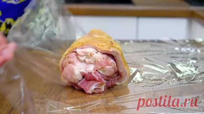 Ветчина из свиной рульки – Какая же она ВКУСНАЯ
