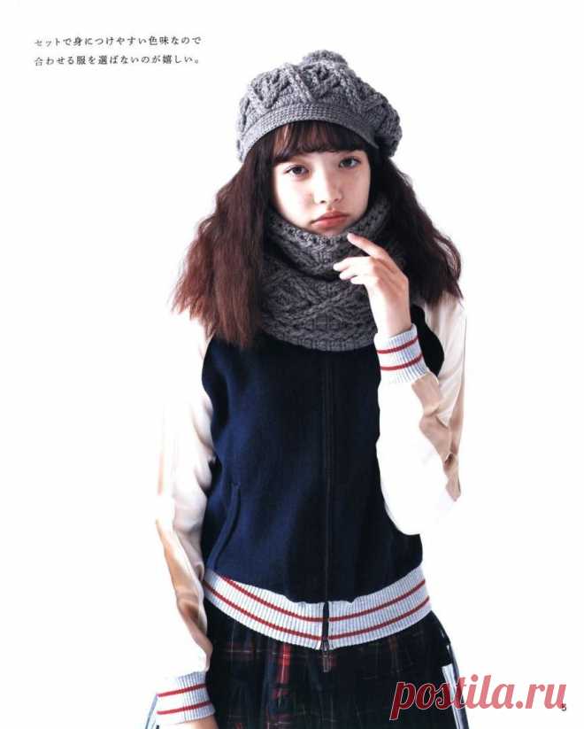 Берет и снуд крючком